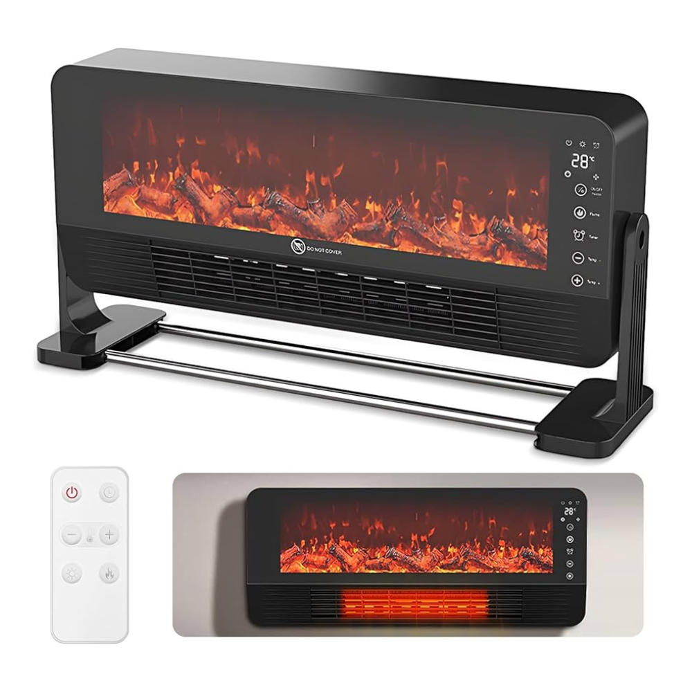 CALEFACTOR ELECTRICO HORIZONTAL CON CONTROL REMOTO