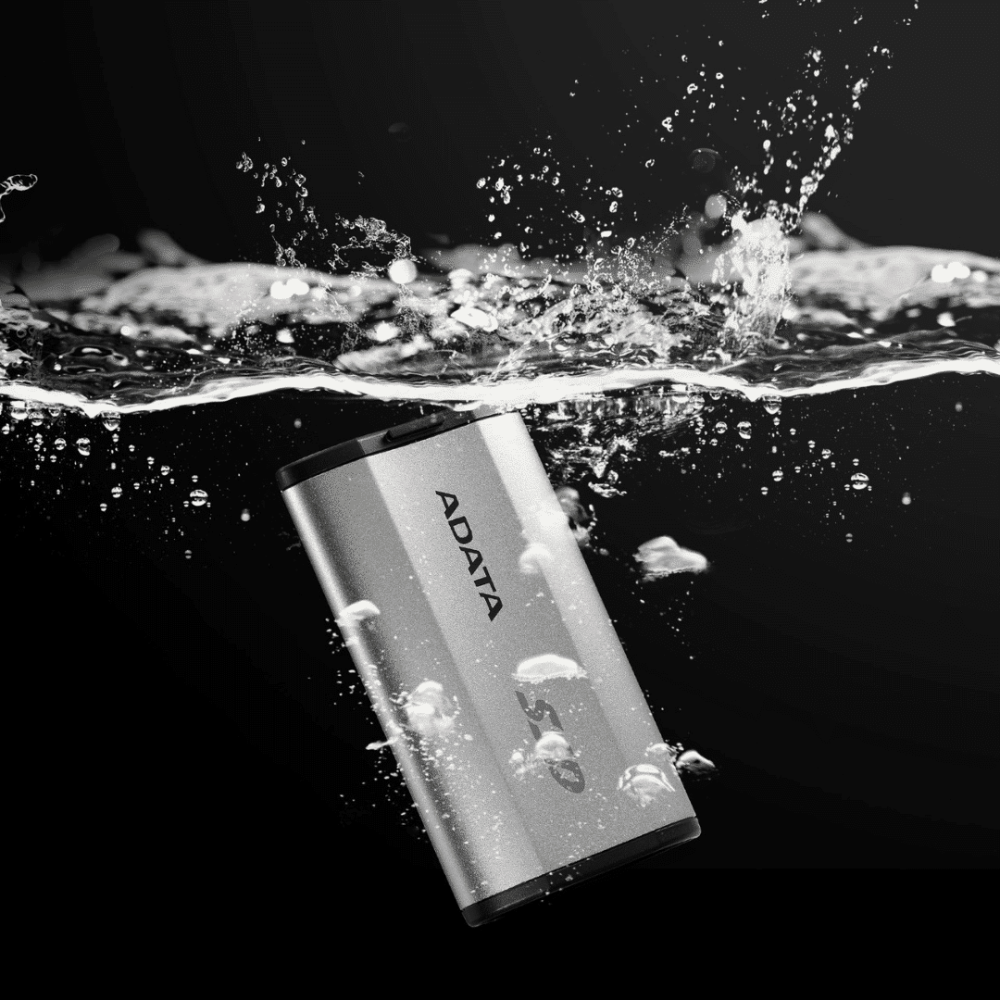 SSD ADATA EXTERNO SD810 1TB USB-C SILVER 2000MB/S IP68 WATER RESISTANCE