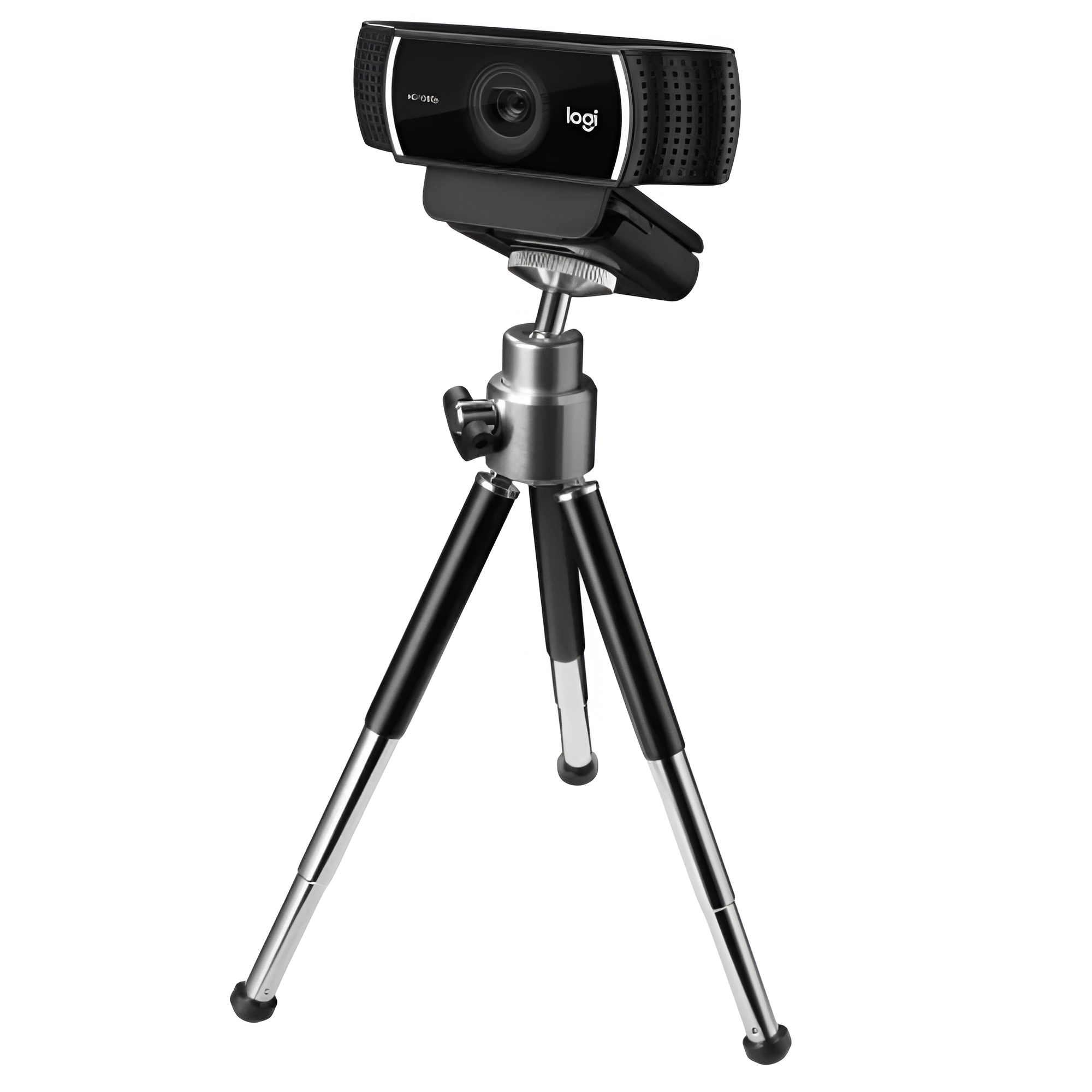 WEBCAM LOGITECH C922 STREAM-RECORD 1920X1080-30FPS-CAMPO VISUAL 78-TRIPODE