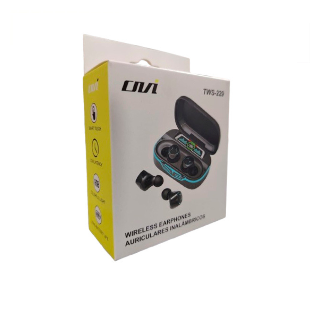 AUDIFONOS BLUETOOTH RGB  TWS-229 OVI