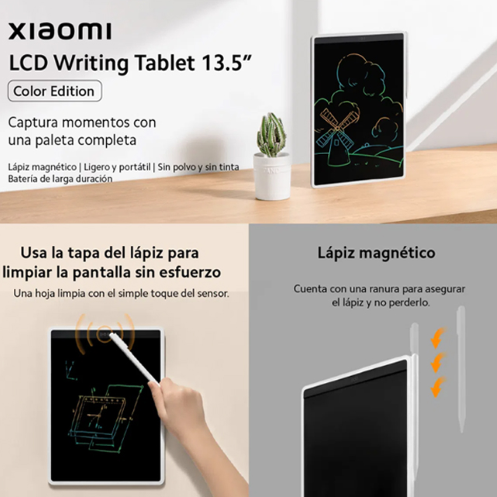 PIZARRA DE ESCRITURA LCD 13.5” A COLOR XIAOMI