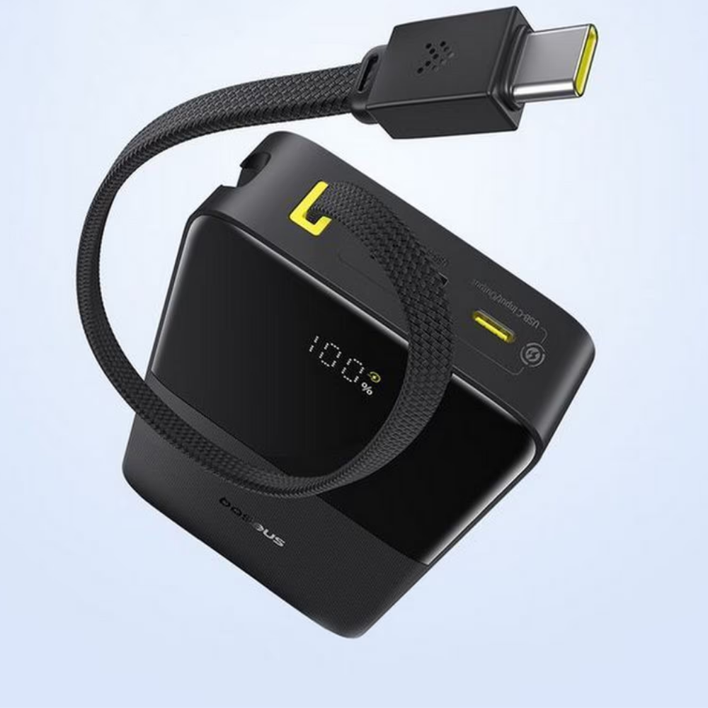 POWER BANK ENERFILL FC51 BIPOW 2 PRO E0027701 20000MAH 22.5W CABLE NEGRO