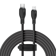 CABLE TIPO C A LIGHTNING 1.2MT P10355701111-B1 SILICONA 20W NEGRO