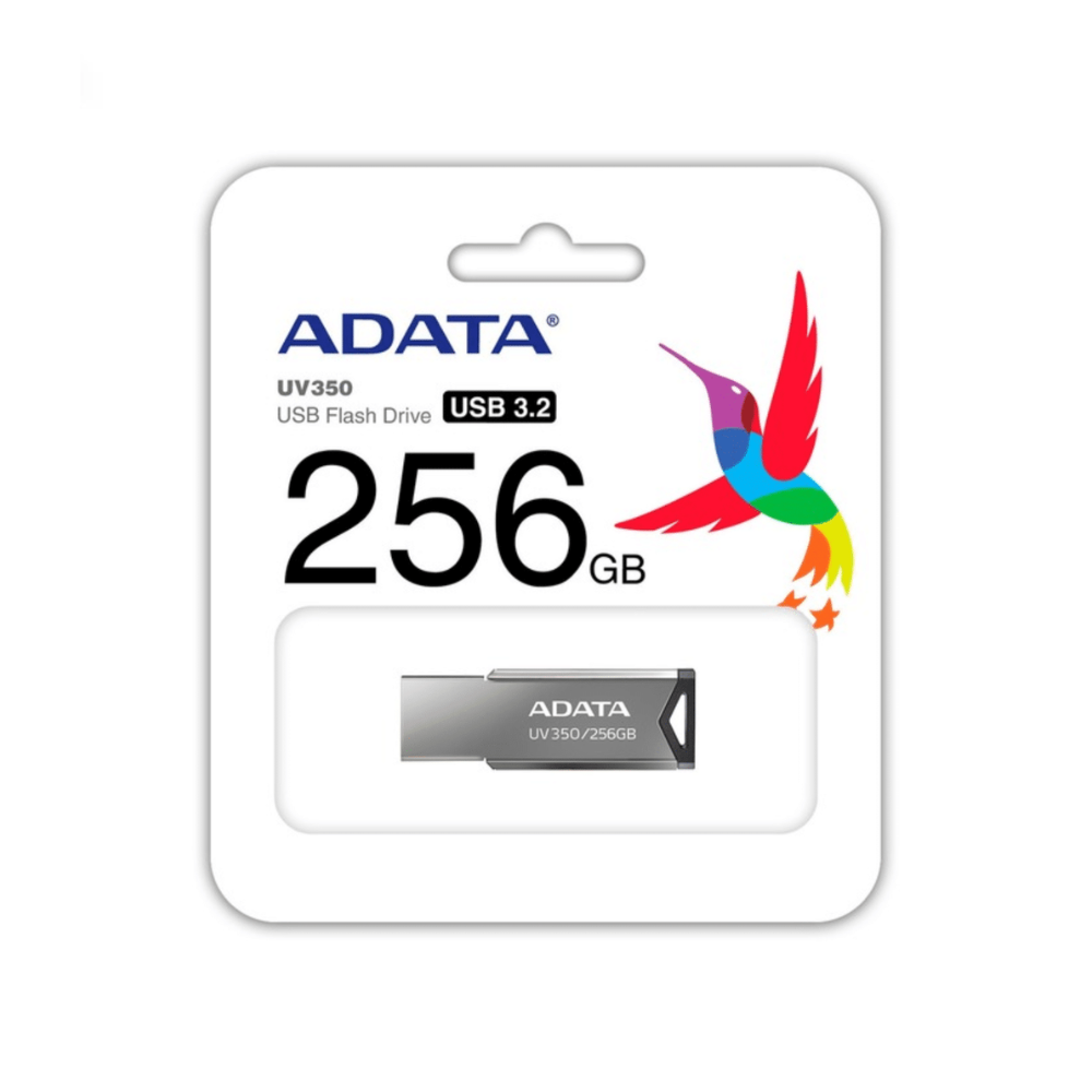 FLASHMEMORY ADATA UV350 256GB USB 3.2 SILVER METAL