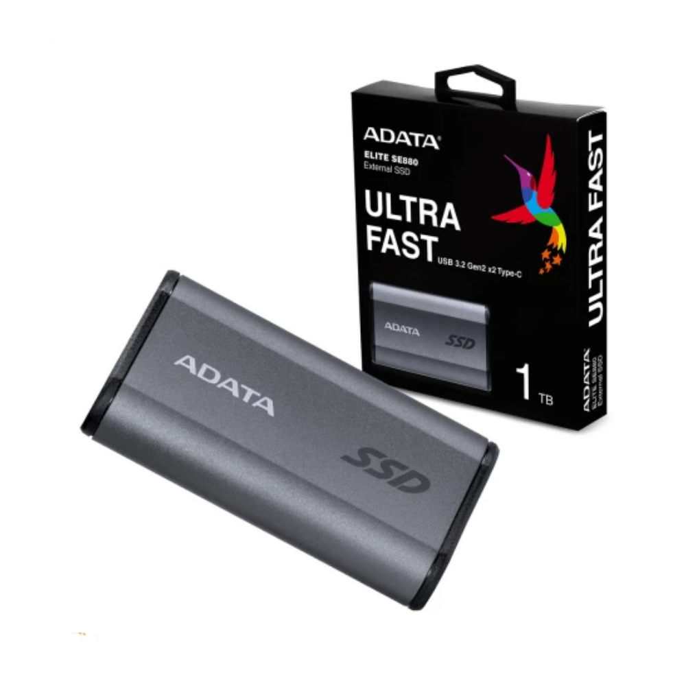 DISCO SSD EXTERNO ADATA ELITE SE880 1TB 2000/2000 USB TIPO C COMPATIBLE CONSOLAS DE JUEGOS