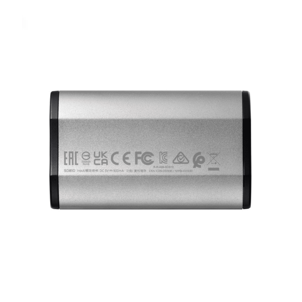 SSD ADATA EXTERNO SD810 1TB USB-C SILVER 2000MB/S IP68 WATER RESISTANCE