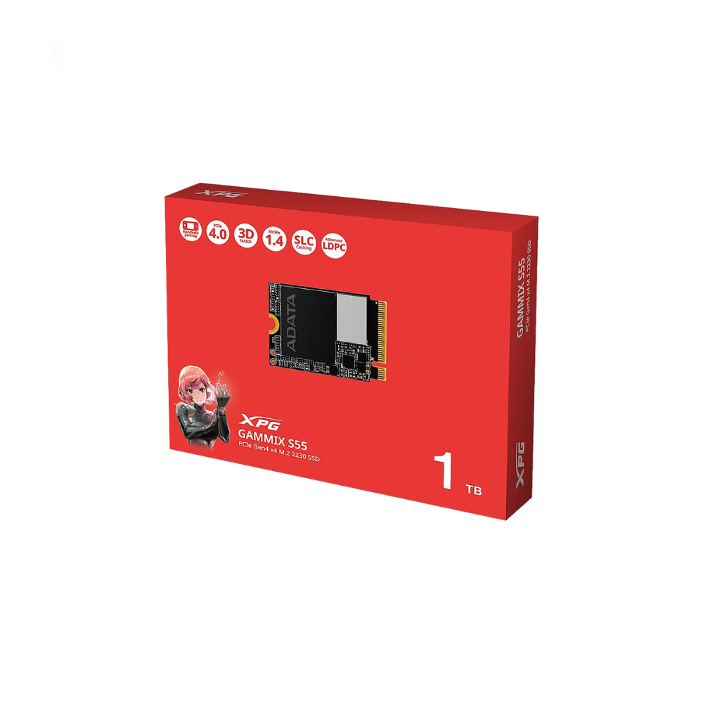 SSD/ADATA XPG GAMMIX S55 1TB PICE GEN3X4 M.2 2230 3D NAND