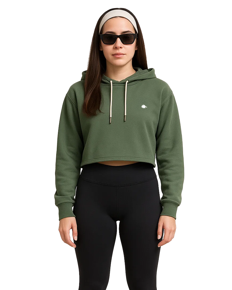 Hoodie Crop Cactus