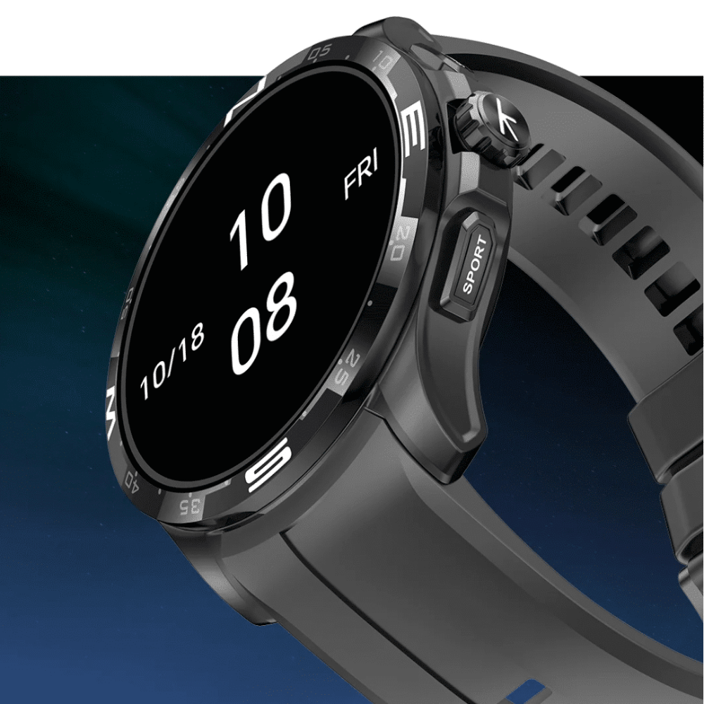 SMARTWATCH KIESLECT/ACTOR 1.6 AMOLED GPS GESTION DE SALUD BT5.3 5ATM 500MAH COLOR NEGRO