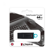 FLASH MEMORY KINGSTON DTX/64GB 64GB USB 3.2 DATATRAVELER EXODIA