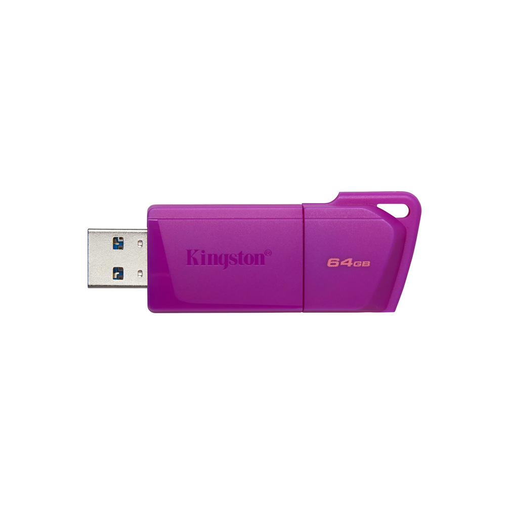 FLASHMEMORY KINGSTON DTXM 64GB MORADO NEON USB 3.2 GEN1 KC-U2L64-7LP DATATRAVELER EXODIA