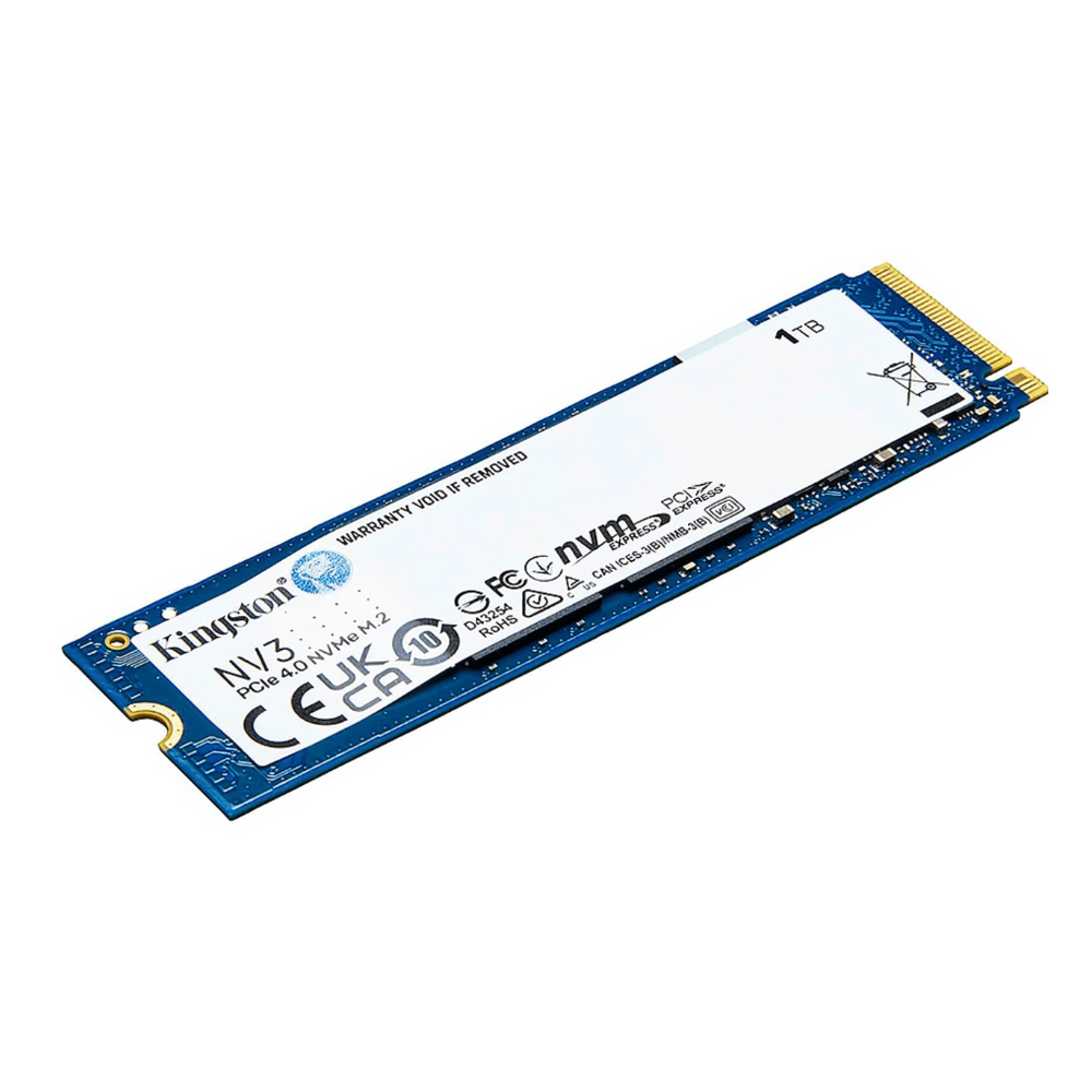SSD/KINGSTON 1TB NV3 M.2 2280 NVME SSD UP TO 6000 MB/S