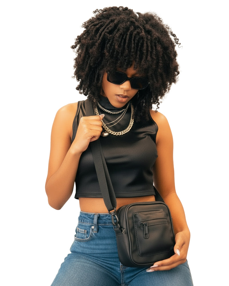 SQUARE BAG ELEMENT BLACK