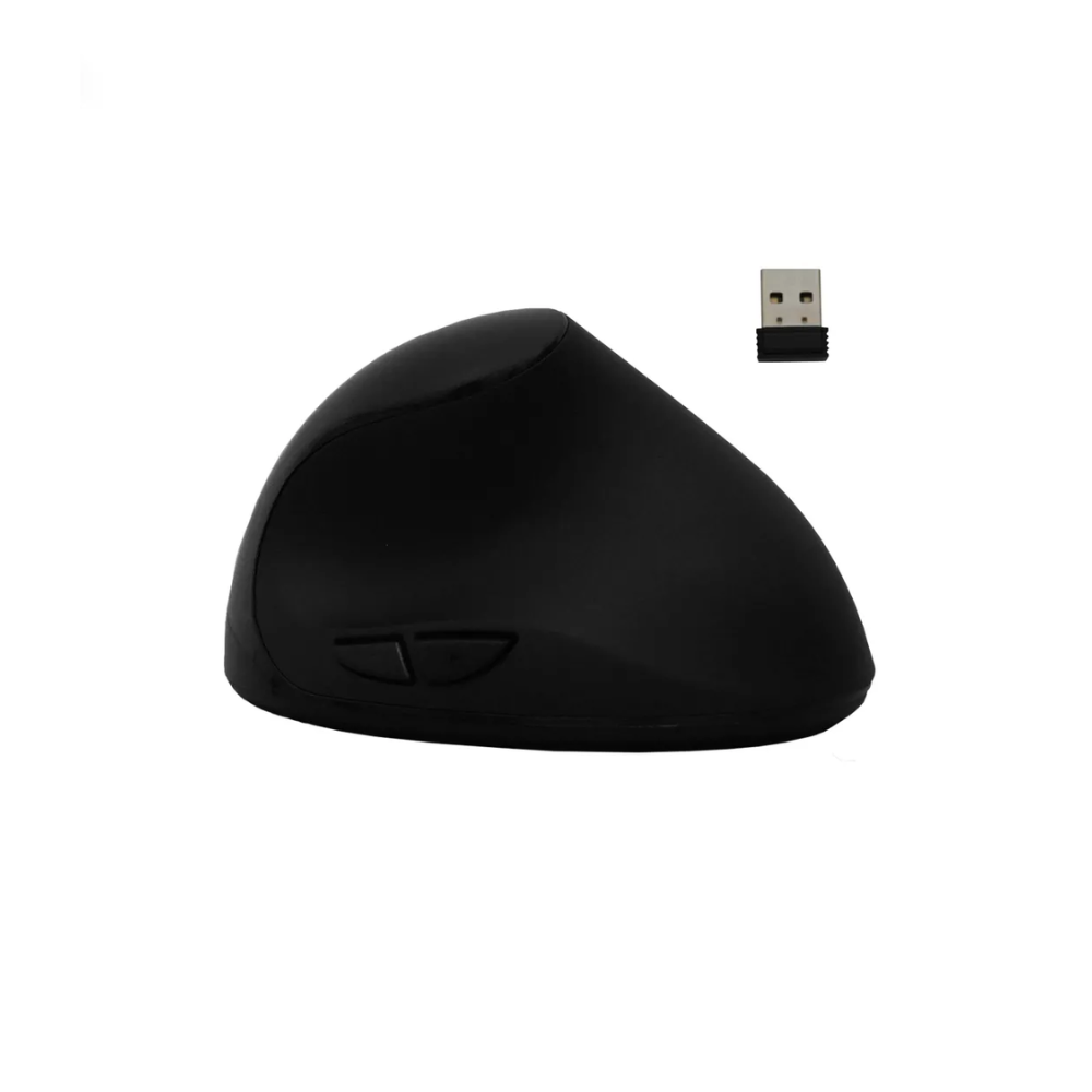 MOUSE SPEEDMIND SMMOU10 WIRELESS VERTICAL / RECARGABLE / 6 BOTONES / ERGONOMICO / NEGRO / BAT. LITIO