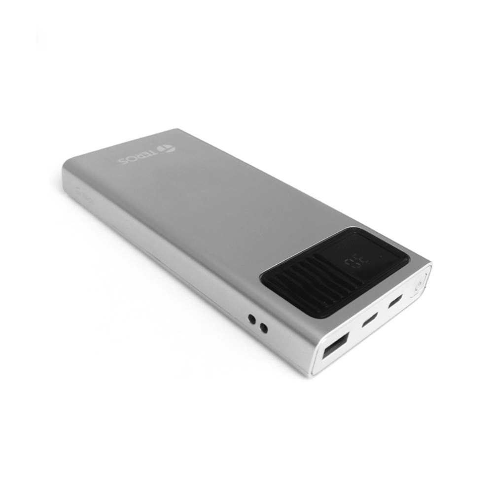 CARGADOR TEROS TE-7054S 10000MAH /PD30W /LITIO GRADO A / ENTRADA USB-C / 2 SALIDAS USB-C Y USB-A