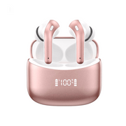 HEADSETS TEROS  TE8074GR IN-EAR BT 5.3 ROSE GOLD ESTUCHE DE CARGA 400MAH RED. DE RUIDO  TYPE C
