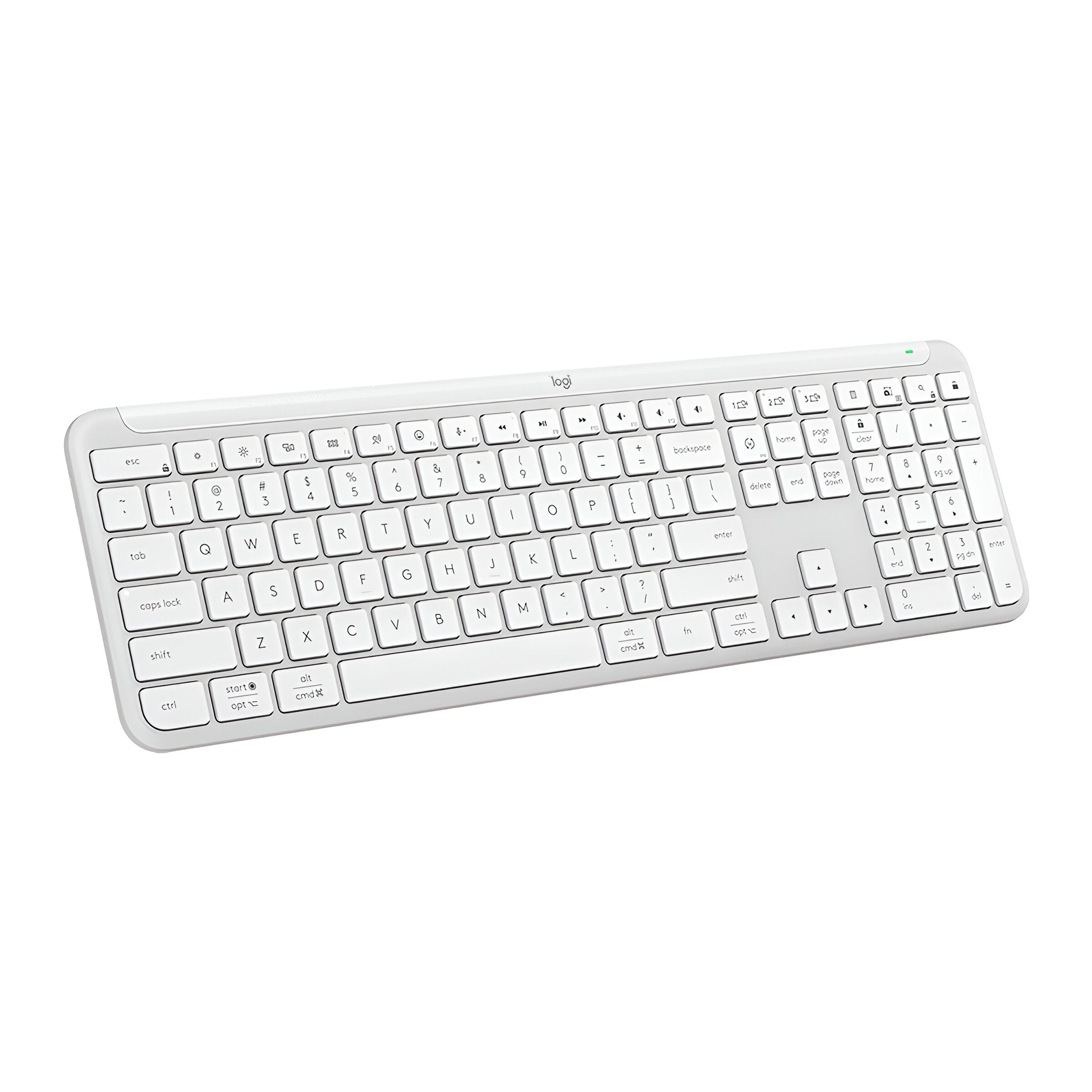 Teclado Logitech Slim Silent K950 Wireless BoltBluetooth SP Blanco