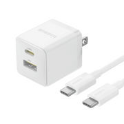 CARGADOR PALM C+U 20W US P10111609213-01 CON CABLE MINI WHITE USB-C A USB-C 60W 1MT BLANCO