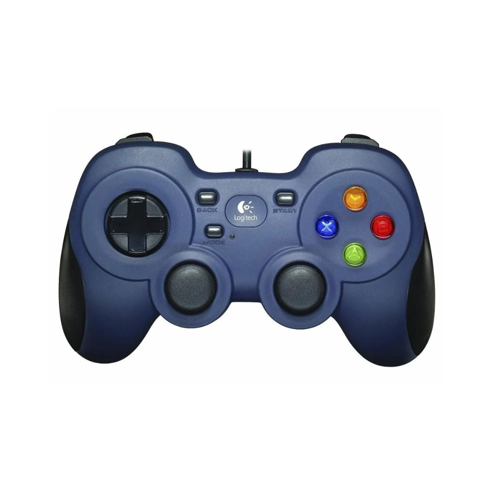 GAMEPAD LOGITECH F310 NEGRO-AZUL 10 BOTONES PLUG AND PLAY