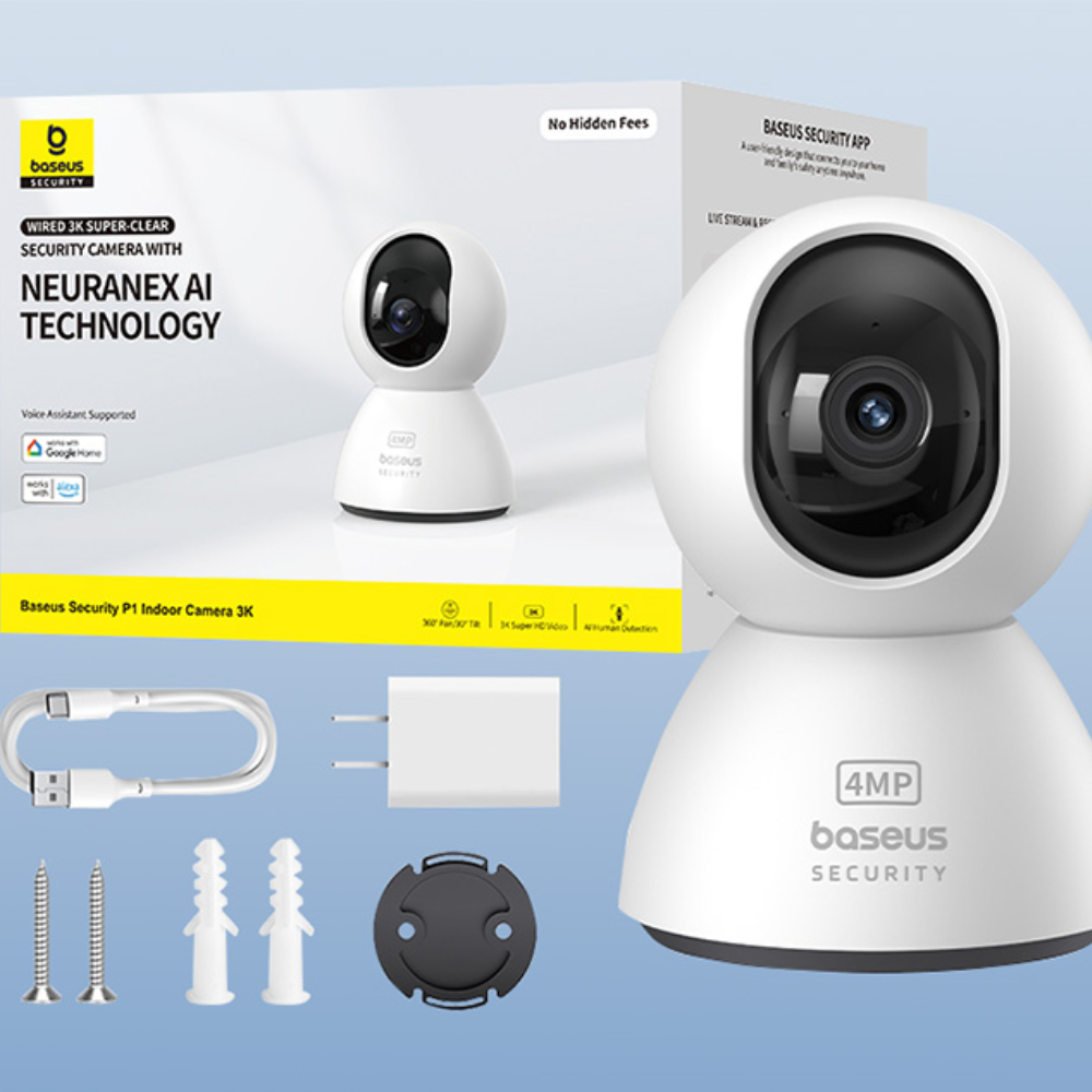 Baseus Security P1 Indoor Camera 3K White US