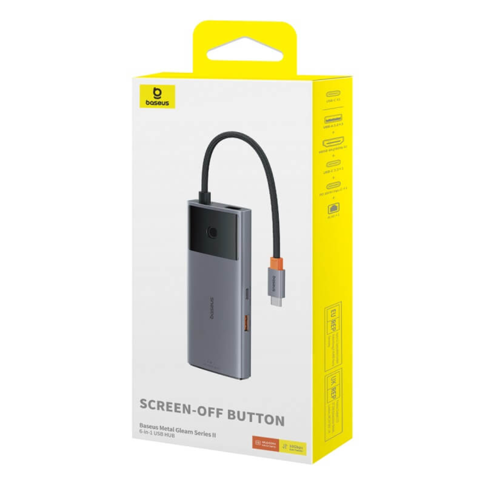HUB B00061802813-00 METAL GLEAM II 6 EN 1 GRIS