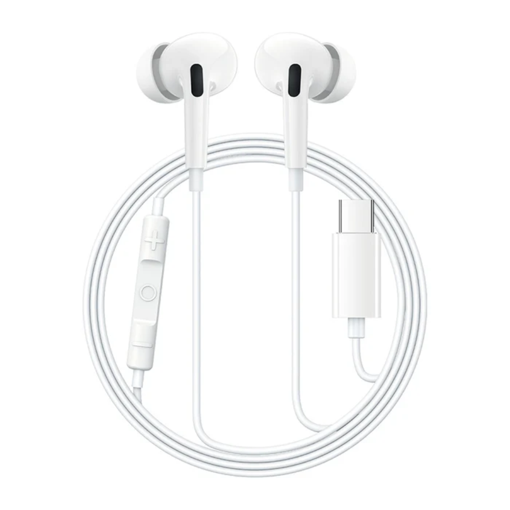 Baseus Encok CZ18 Wired Earphones Moon White