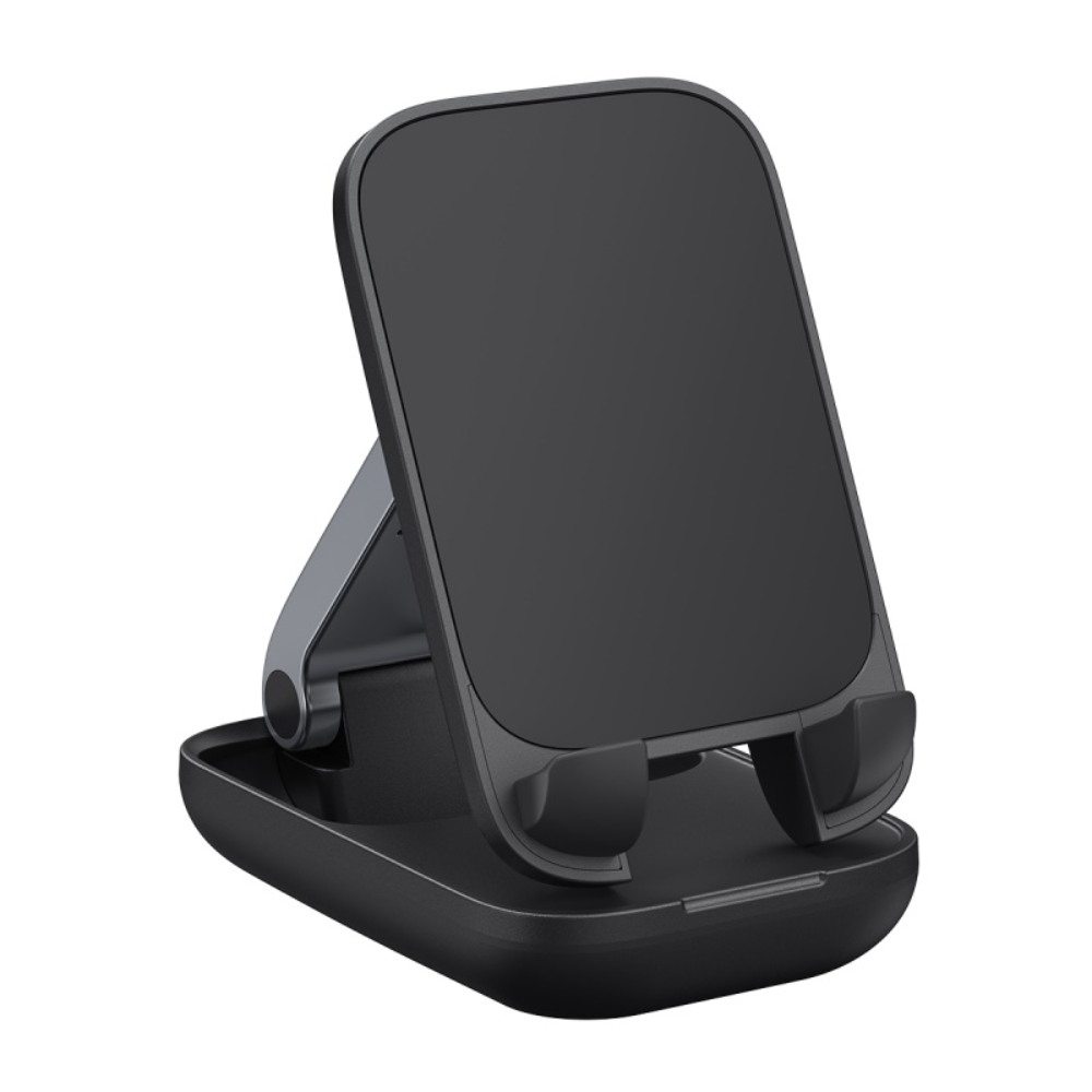 Soporte Plegable para Teléfono Baseus Seashell Negro Cluster