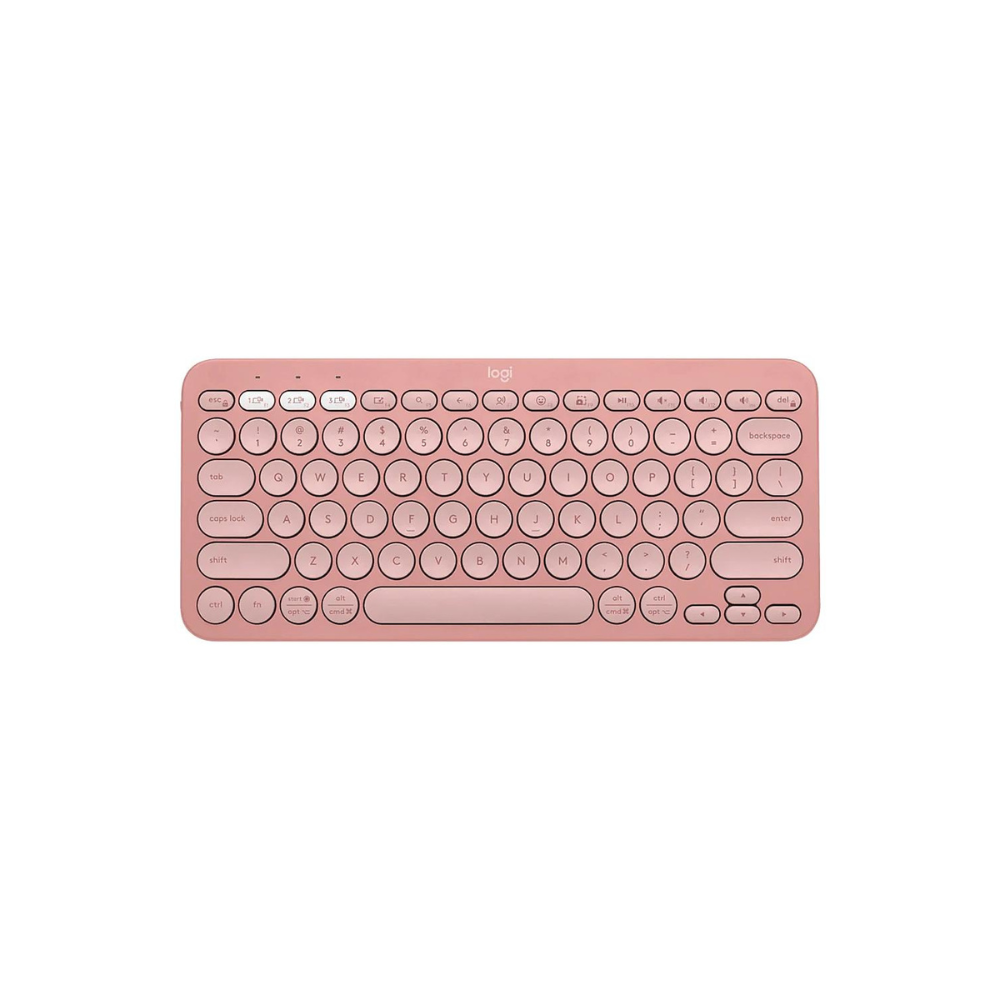 Teclado LOGITECH PEBBLE KEYS 2 K380S Wireless SP Rosa