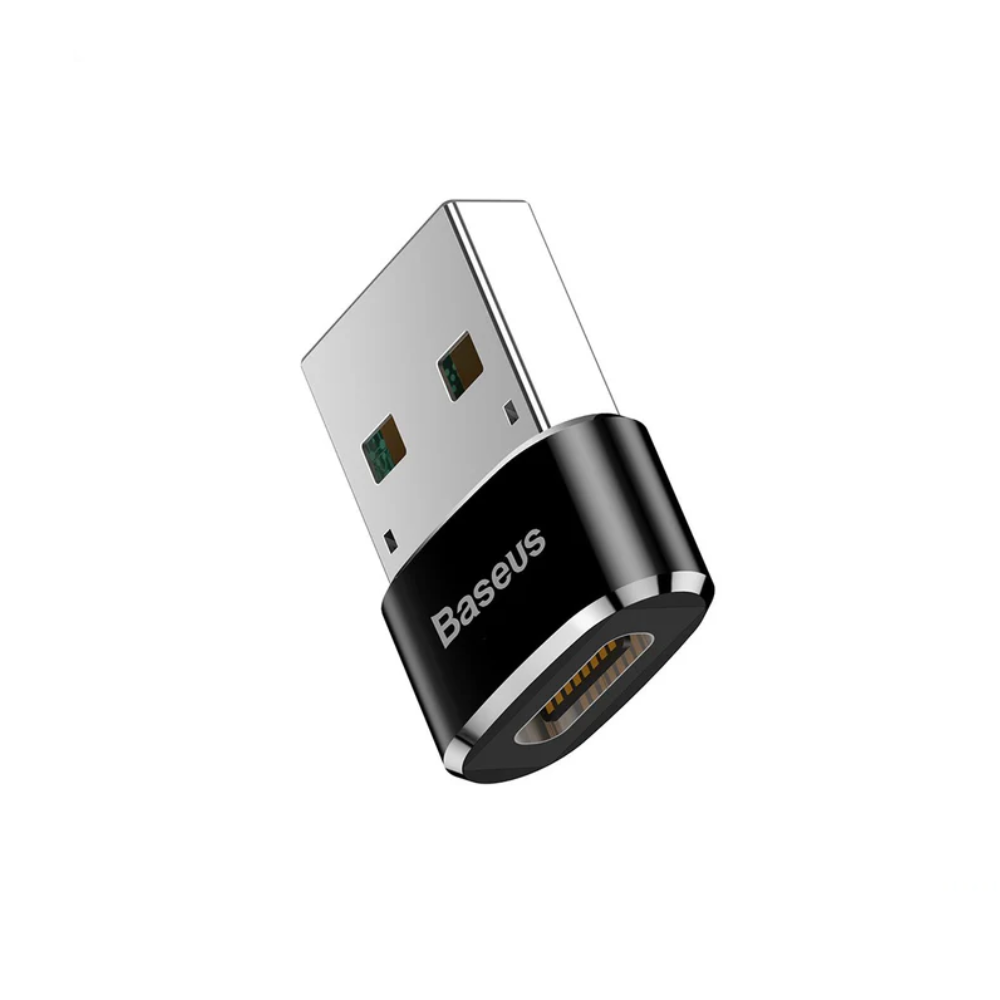 ADAPTADOR TIPO C HEMBRA A USB MACHO CAAOTG-01 MINI  NEGRO