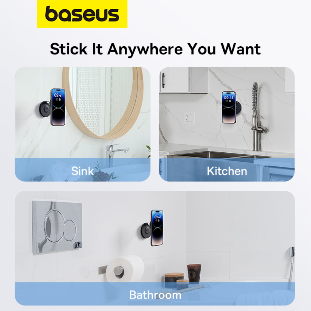 Baseus MagPro Magnetic Foldable Phone Mount Cluster Black