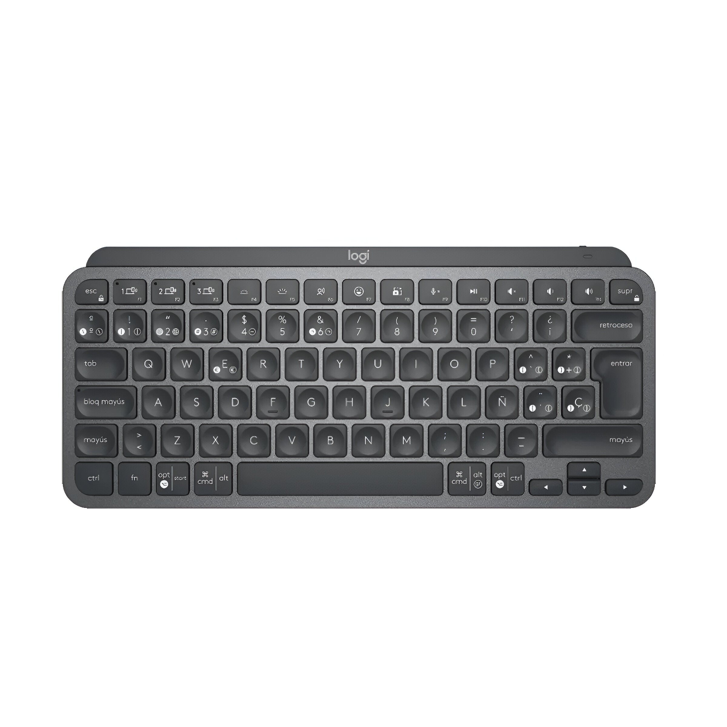 TECLADO LOGITECH MX KEYS MINU INALAMBRICO CON ILUMINACION NEGRO