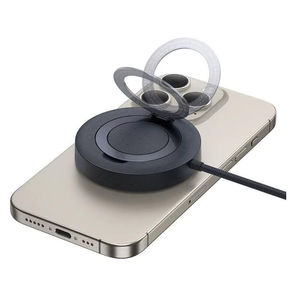 Baseus Simple Mini4 Magnetic Wireless Charging Stand 15W Universal Explorer Edition Cosmic Black