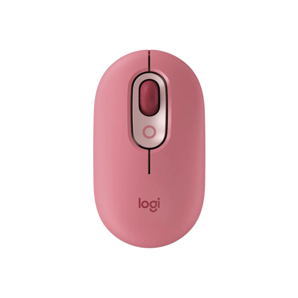 MOUSE LOGITECH POP SILENT TOUCH WIRELESS BLUETOOTH ROSA ROMPECORAZONES