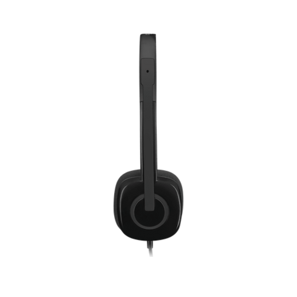 HEADSET LOGITECH H151 STEREO WIRED 1.8MTS COENXION 3.5MM NEGRO