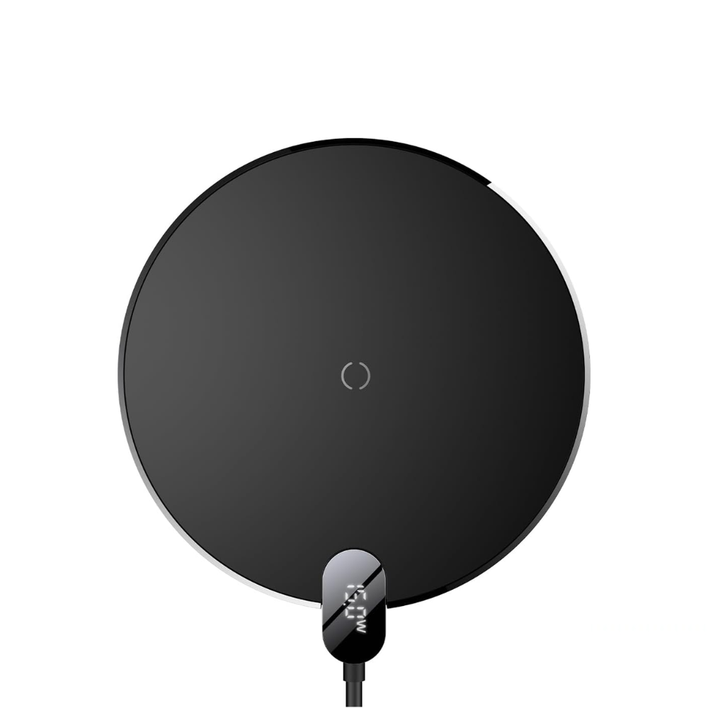 CARGADOR INALÁMBRICO CCED000001 CON PANTALLA LED DIGITAL GEN 2 15W NEGRO