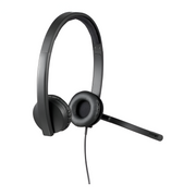 HEADSET LOGITECH H570E NEGRO ESTEREO ALAMBRICO USB SUPRESION RUIDO