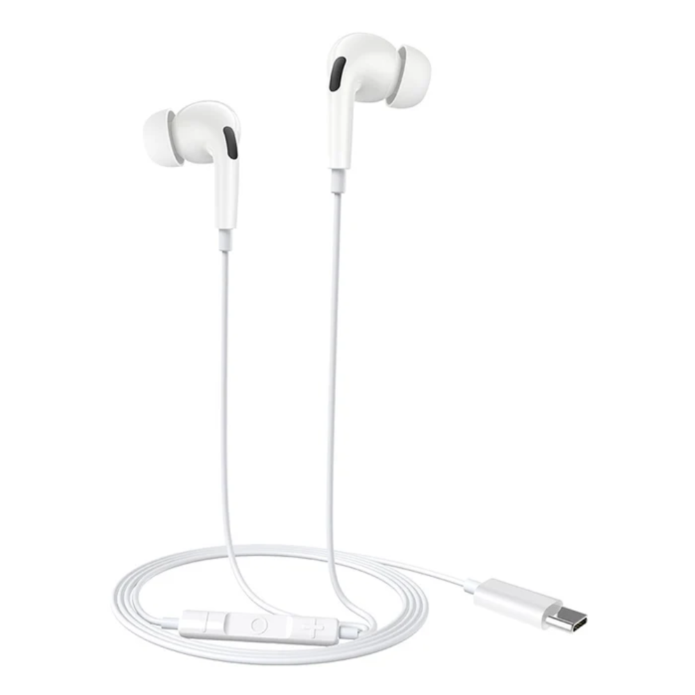 Baseus Encok CZ18 Wired Earphones Moon White
