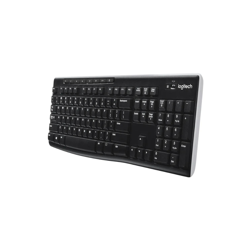 TECLADO LOGITECH K270 NEGRO WIRELESS MULTIMEDIA USB BLACK
