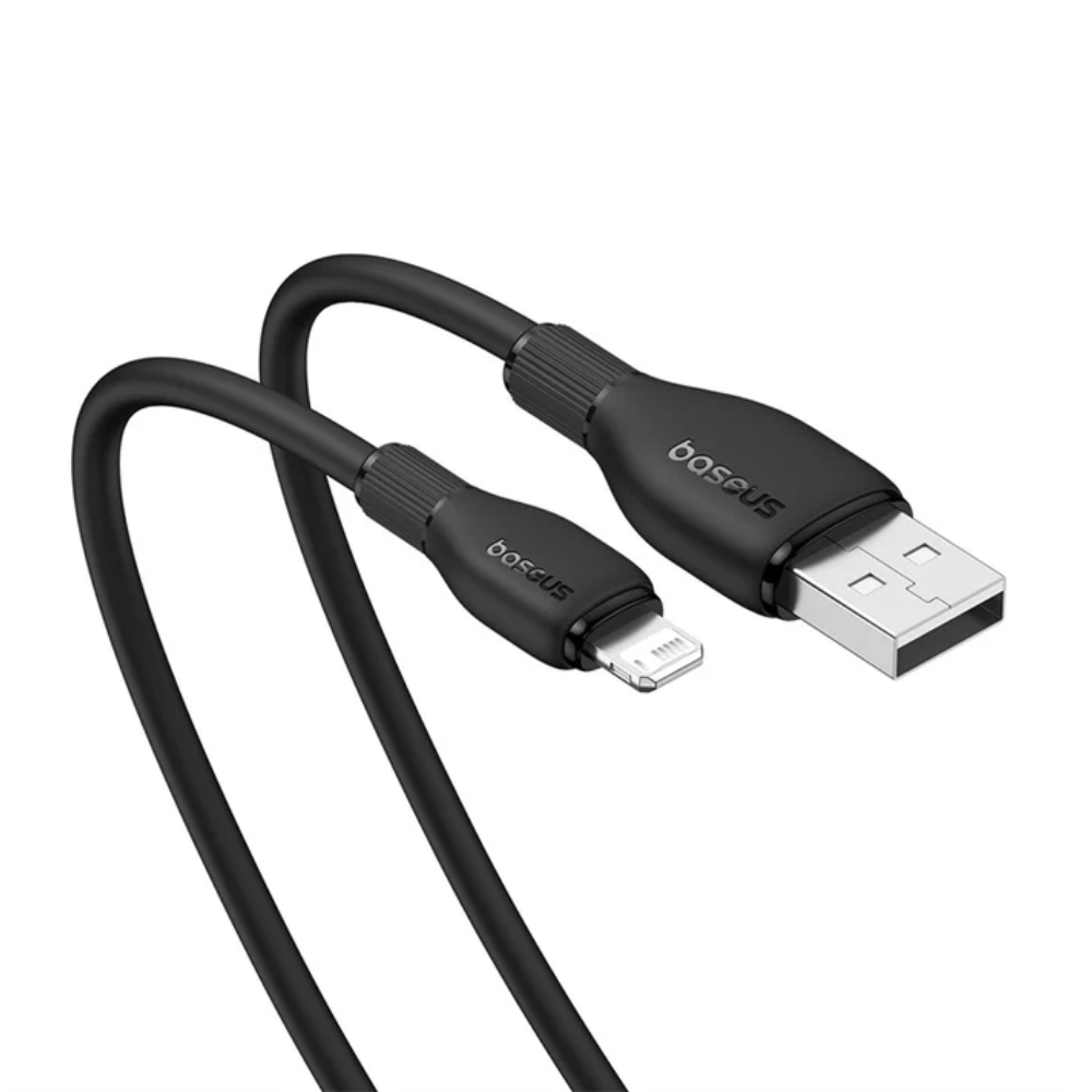 Baseus Pudding Series Fast Charging Cable USB to iP 2.4A 1.2m Cluster Black
