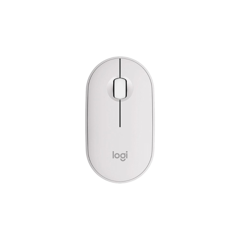 MOUSE LOGITECH M350S PEBBLE 2 WIRELESS RF - BT 4000DPI WHITE