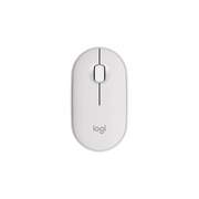 MOUSE LOGITECH M350S PEBBLE 2 WIRELESS RF - BT 4000DPI WHITE