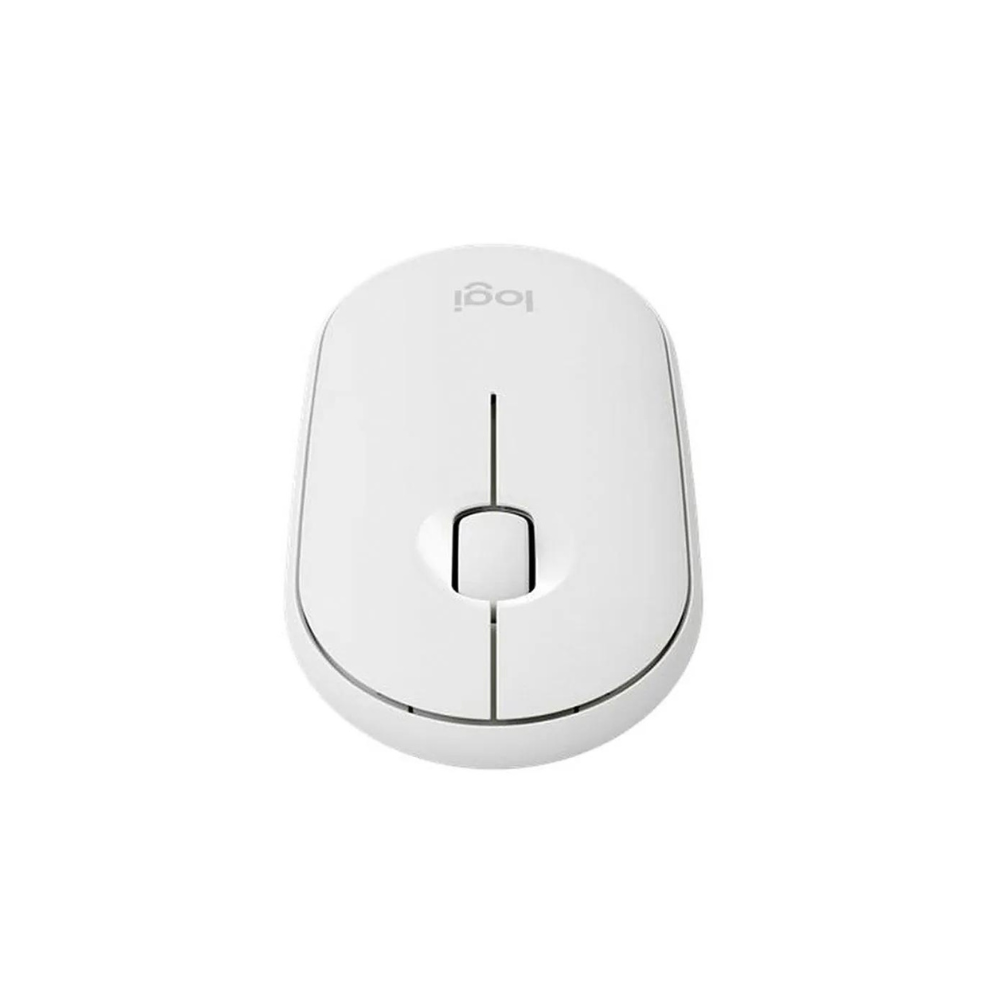 MOUSE LOGITECH PEBBLE M350 BLANCO MINIMALISTA WIRELESS USB BLUETOOTH SILENCIOSO
