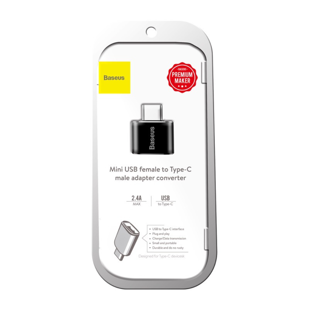 ADAPTADOR MINI OTG TIPO C A USB-A 2.0 CATOTG-01 NEGRO