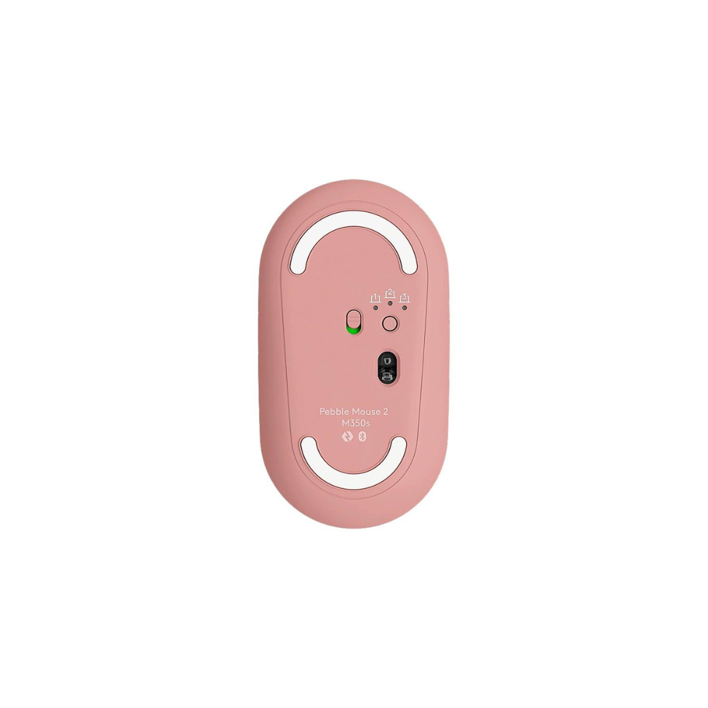 MOUSE LOGITECH M350S PEBBLE 2 WIRELESS RF - BT 4000DPI PINK
