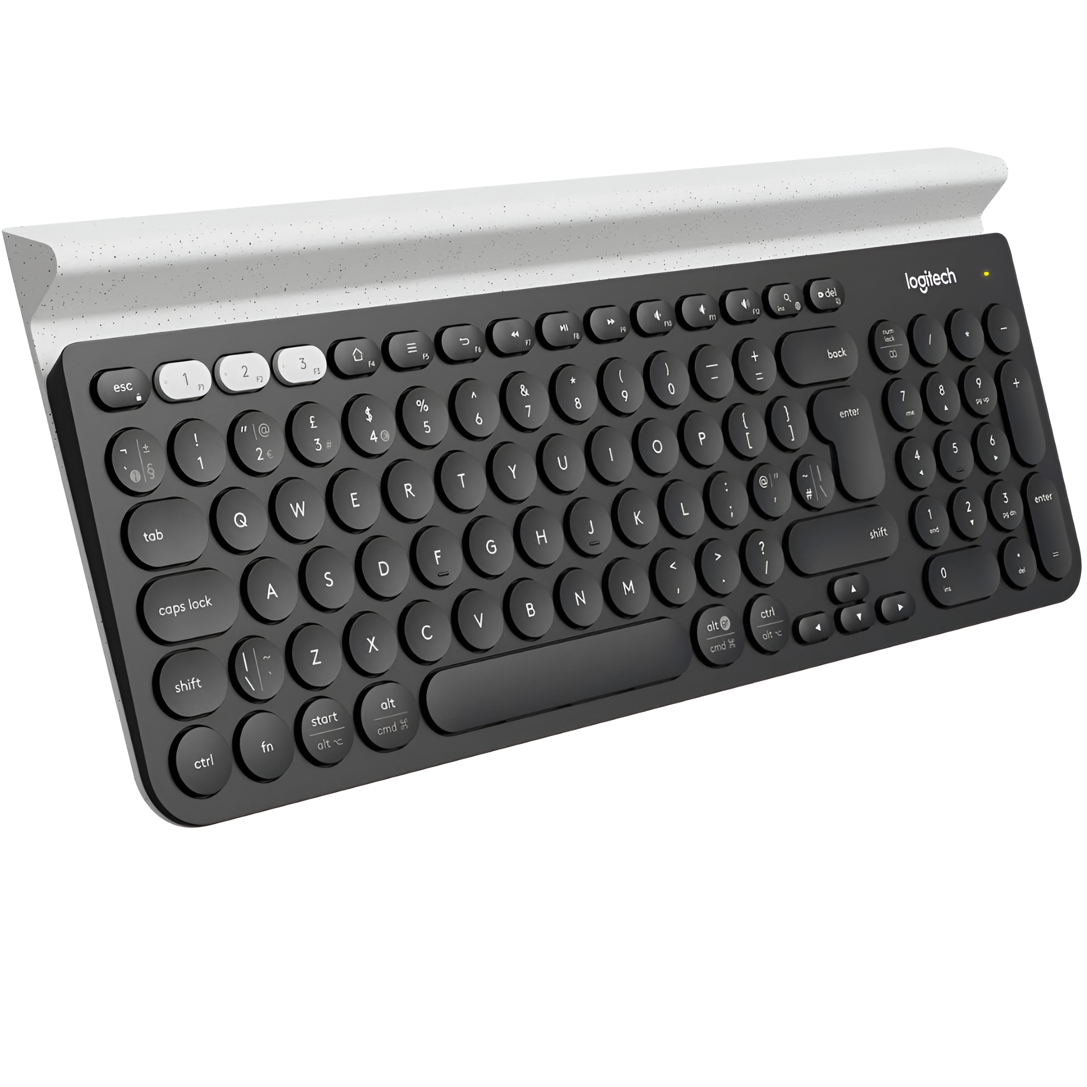 TECLADO LOGITECH K780 NEGRO MULTIDISPOSITIVOS BLUETOOTH WIRELESS USB UNIFYING MULTIPLATAFORMAS