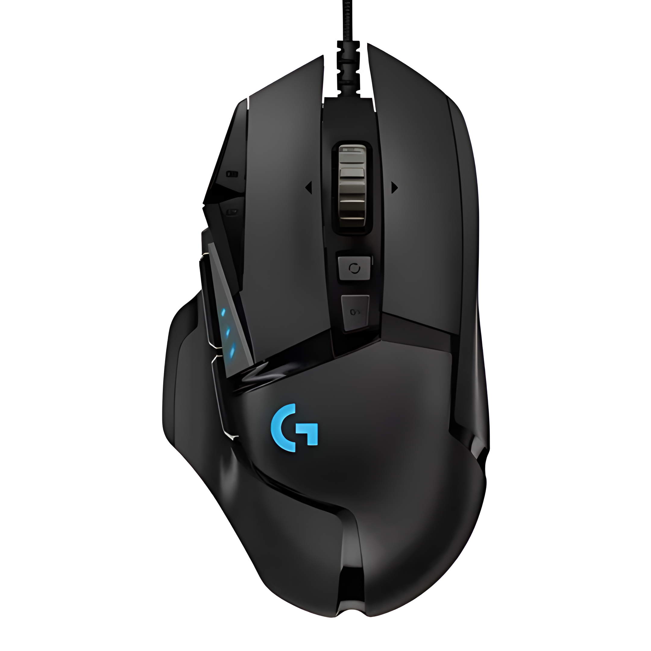 MOUSE LOGITECH GAMING G502 NEGRO HERO 16K G-HUB PESO AJUSTABLE RGB LIGHTSYNC USB ALAMBRICO
