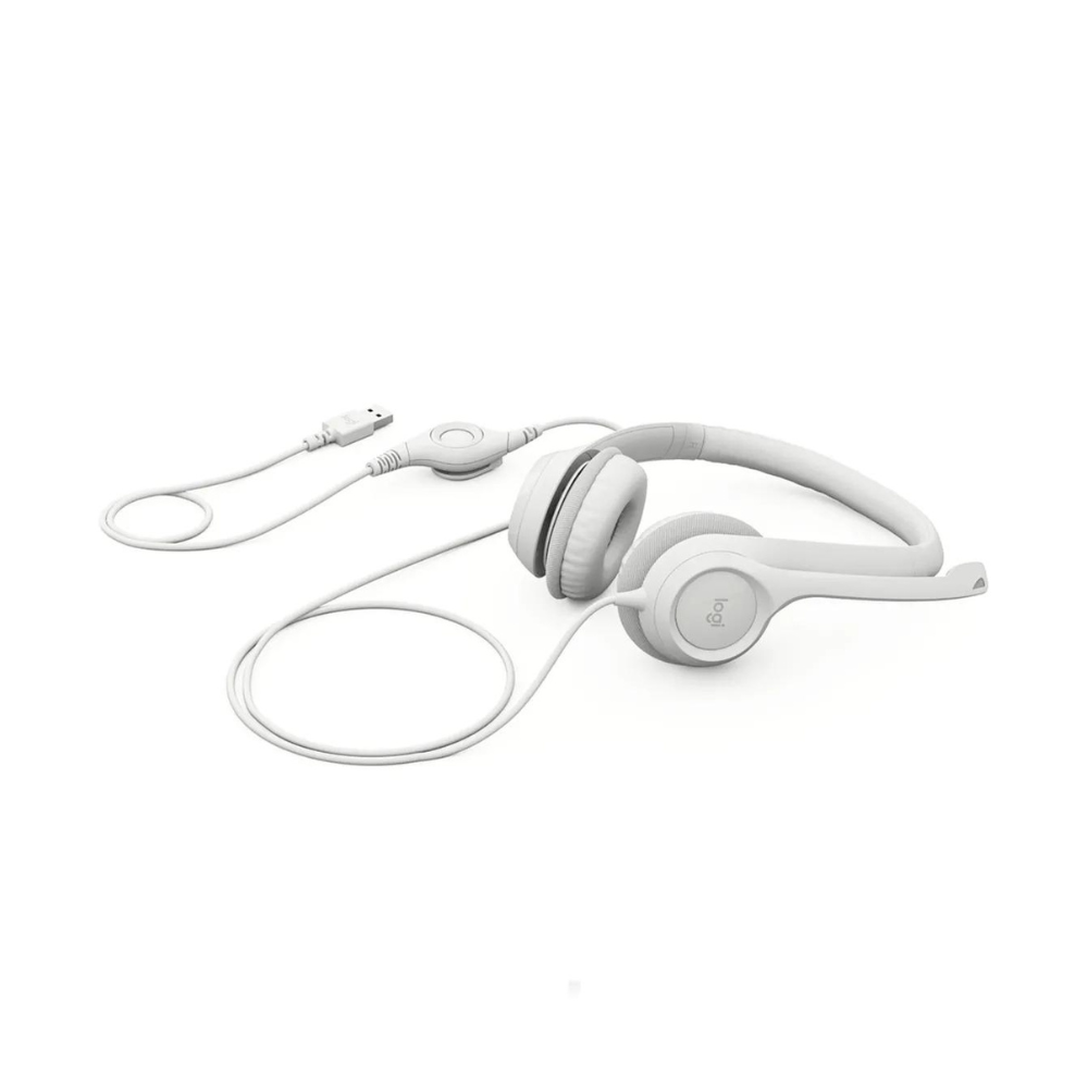 HEADSET LOGITECH H390 WIRED USB-A OFF-WHITE