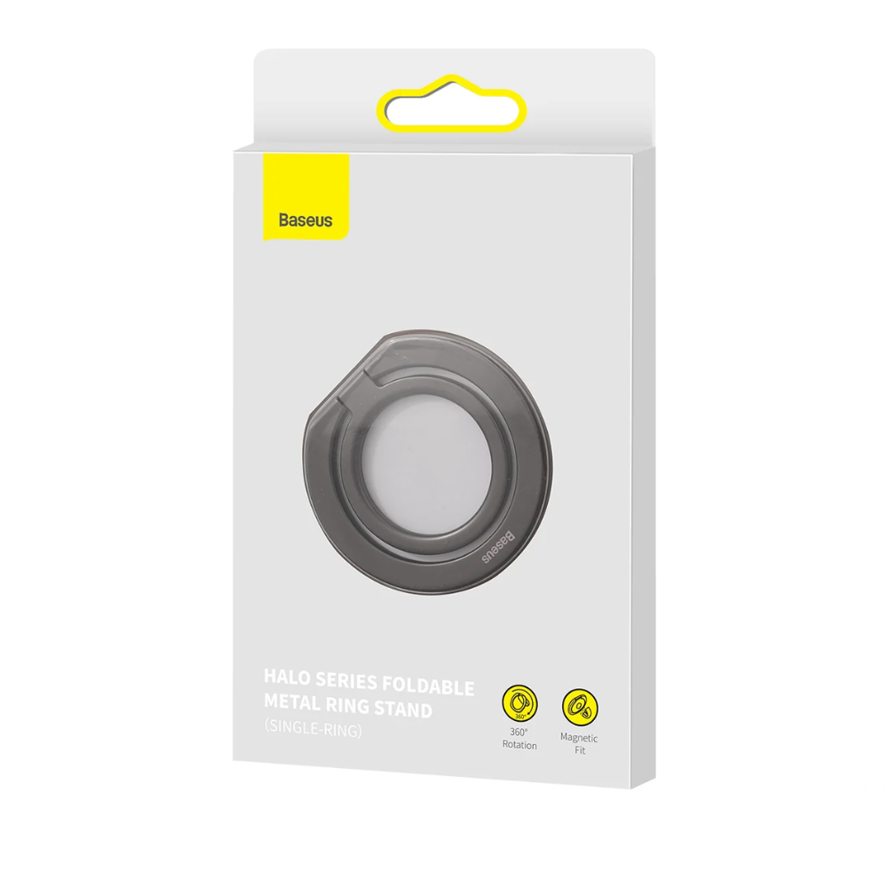 Baseus Halo Series Foldable Metal Ring Stand?Single-ring?Grey