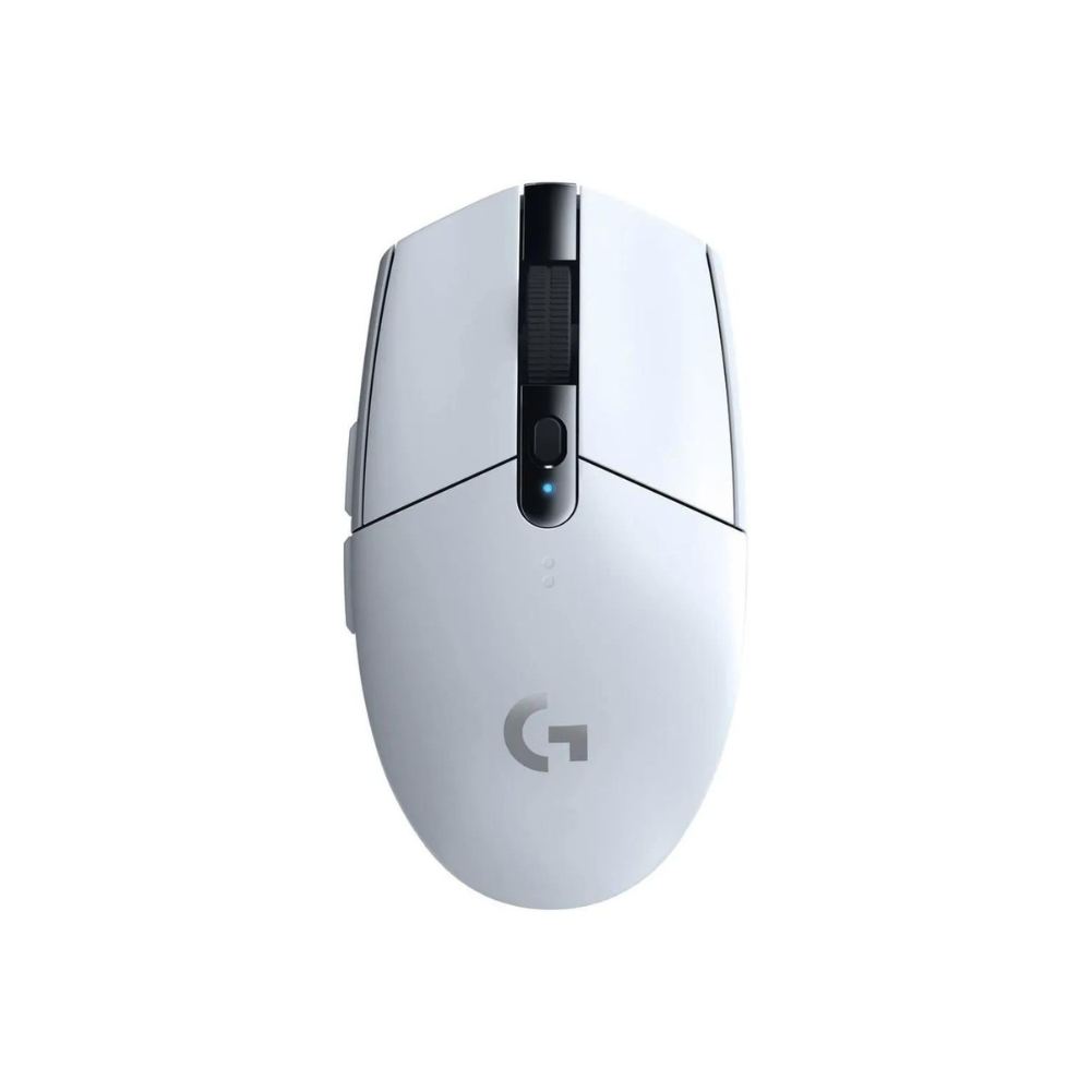 MOUSE LOGITECH GAMING G305 BLANCO WIRELESS LIGHTSPEED SENSOR HERO ULTRALIGERO USB
