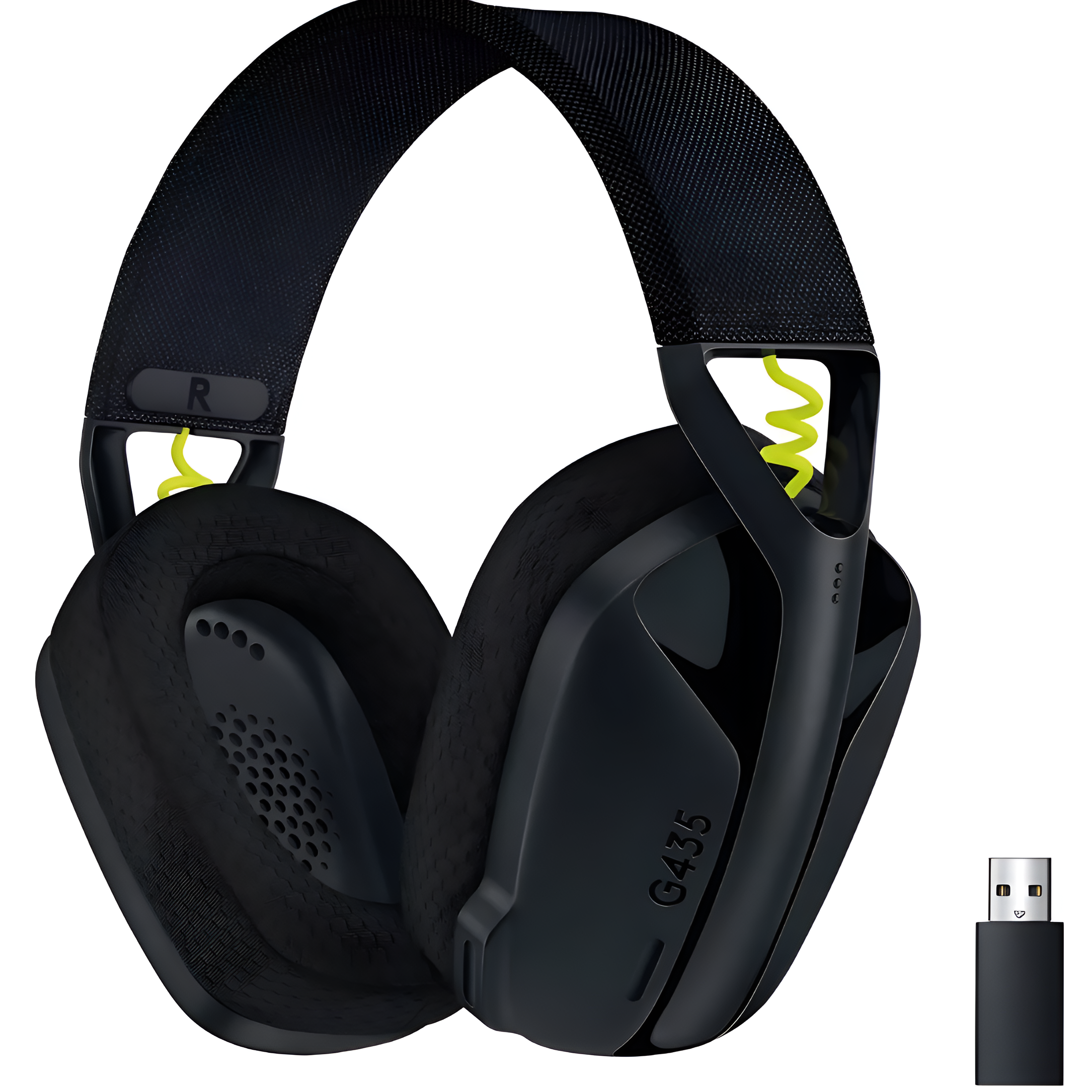 HEADSET LOGITECH GAMING G435 WIRELESS STEREO FOR PC PS4-5 NEGRO AMARILLO